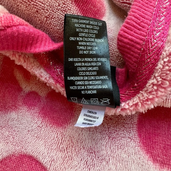 DISNEY Pink Minnie Mouse Soft Fleece PJ Sweater - Large - Picture 10 of 14